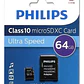Tarjeta De Memoria Micro Sd Philips 64gb Clase 10 Ultra Speed - Miniatura 1