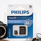 Tarjeta De Memoria Micro Sd Xc Clase 10 32 Gb Philips Con Adaptador - Miniatura 5