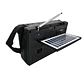 Radio Retro Recargable Bluetooth Solar Mlab 9472 Color Negro Solar EnergyLight 1970´s - Miniatura 5