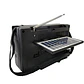 Radio Retro Recargable Bluetooth Solar Mlab 9472 Color Negro Solar EnergyLight 1970´s - Miniatura 8