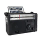 Radio Retro Recargable Bluetooth Solar Mlab 9472 Color Negro Solar EnergyLight 1970´s - Miniatura 2