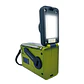 Radio Emergencia Alerta Incidente Recargable Dinamo Solar Color Verde 9586 - Miniatura 7