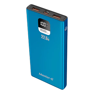 Batería Externa Power Bank 10000 Mah 22.5w PowerDelivery Master-g Color Azul
