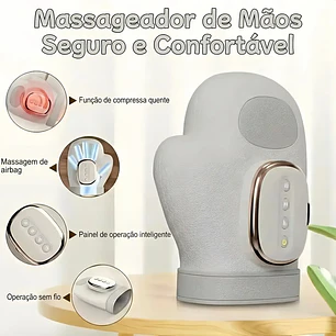 Masajeador Eléctrico De Manos Inalámbrico 3d Calor Y Aire Compresión Multifuncional 3 Modos 5 Niveles 3 Temperaturas Para Alivio Del Dolor Artritis Y Túnel Carpiano Arpiano Manos Y Muñecas