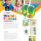 Radios Walkie-talkies My Lil Kids Para Niños Juguete Diseño Leon Color Verde Mlab Canal Single 2rl - Miniatura 5