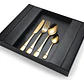 Set De Cubierto Acero Inoxidable De 24 Piezas Color Dorado o Plateado - Miniatura 2