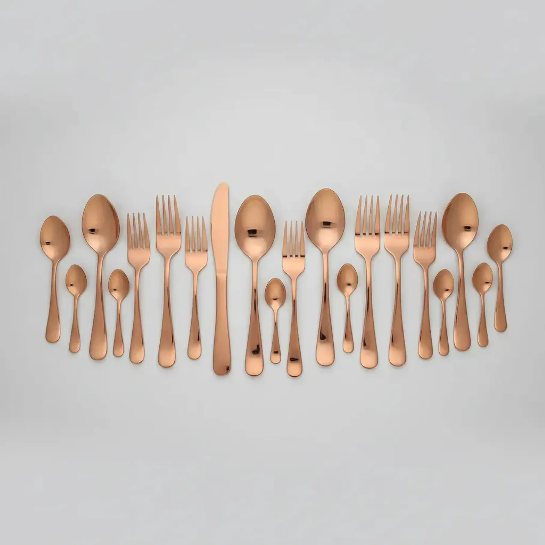 Set De Cubierto Acero Inoxidable De 24 Piezas Color Dorado o Plateado 3
