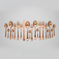 Set De Cubierto Acero Inoxidable De 24 Piezas Color Dorado o Plateado - Miniatura 3