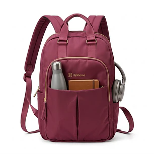 Mochila Notebook Klip Xtreme Toscana 15,6 Nylon Premium Color Burdeo Vinotinto