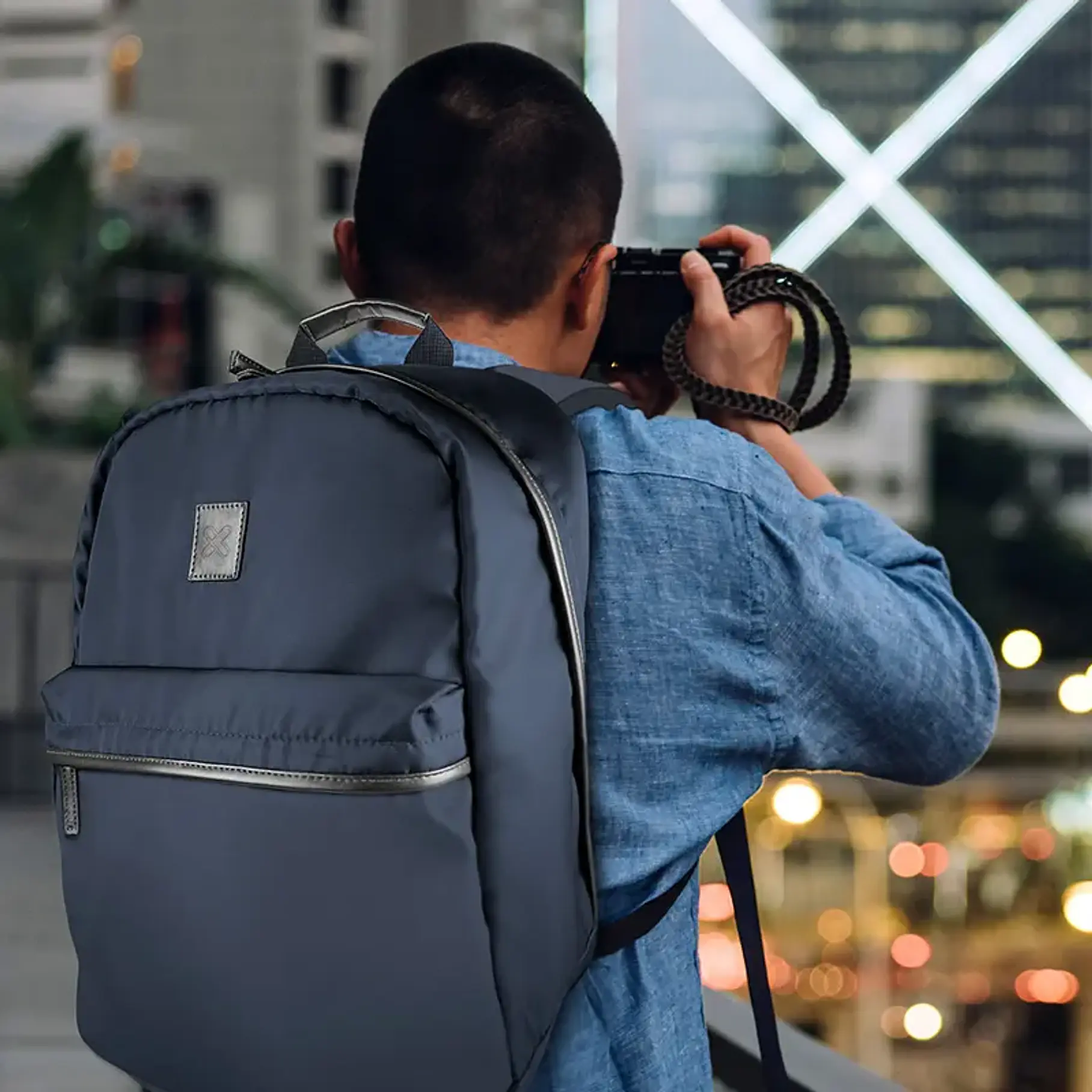 Mochila Morral Para Notebook Klip Xtreme Berna 15.6 Colores Acuario 8