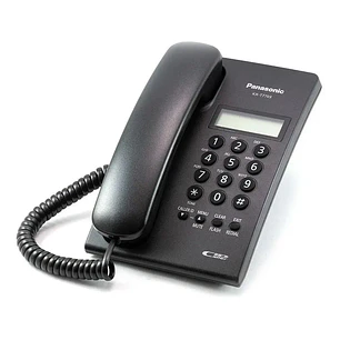 Teléfono Fijo Panasonic KX-T7703 Fijo - Color Negro Pantalla 