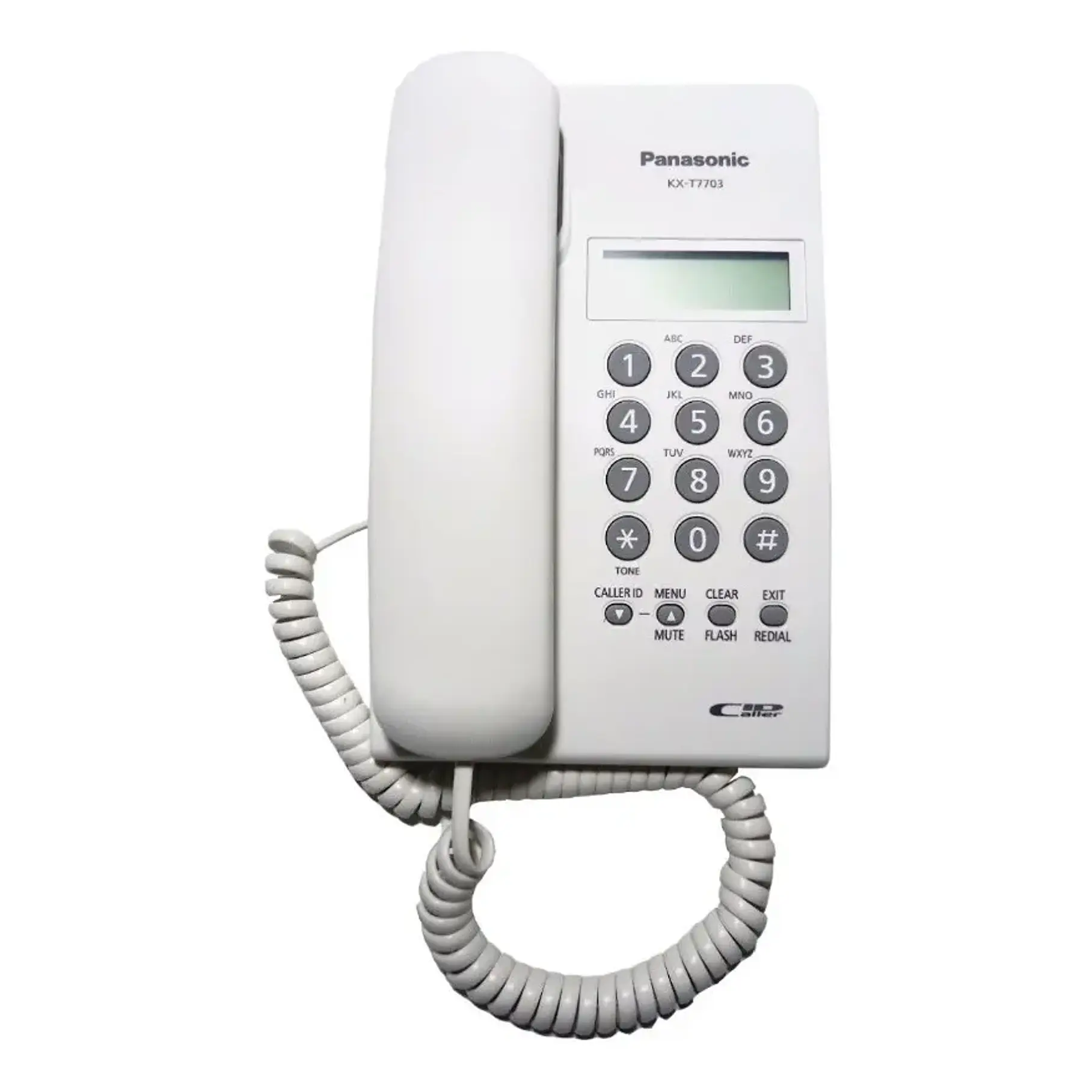 Teléfono Fijo Panasonic KX-T7703 Fijo - Color Negro Pantalla  3