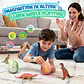 Pack x12 Bombas De Baño 12 Huevos Sorpresas Dinosaurios Bombas De Baño Juguete Viral - Miniatura 4