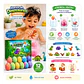 Pack x12 Bombas De Baño 12 Huevos Sorpresas Dinosaurios Bombas De Baño Juguete Viral - Miniatura 3
