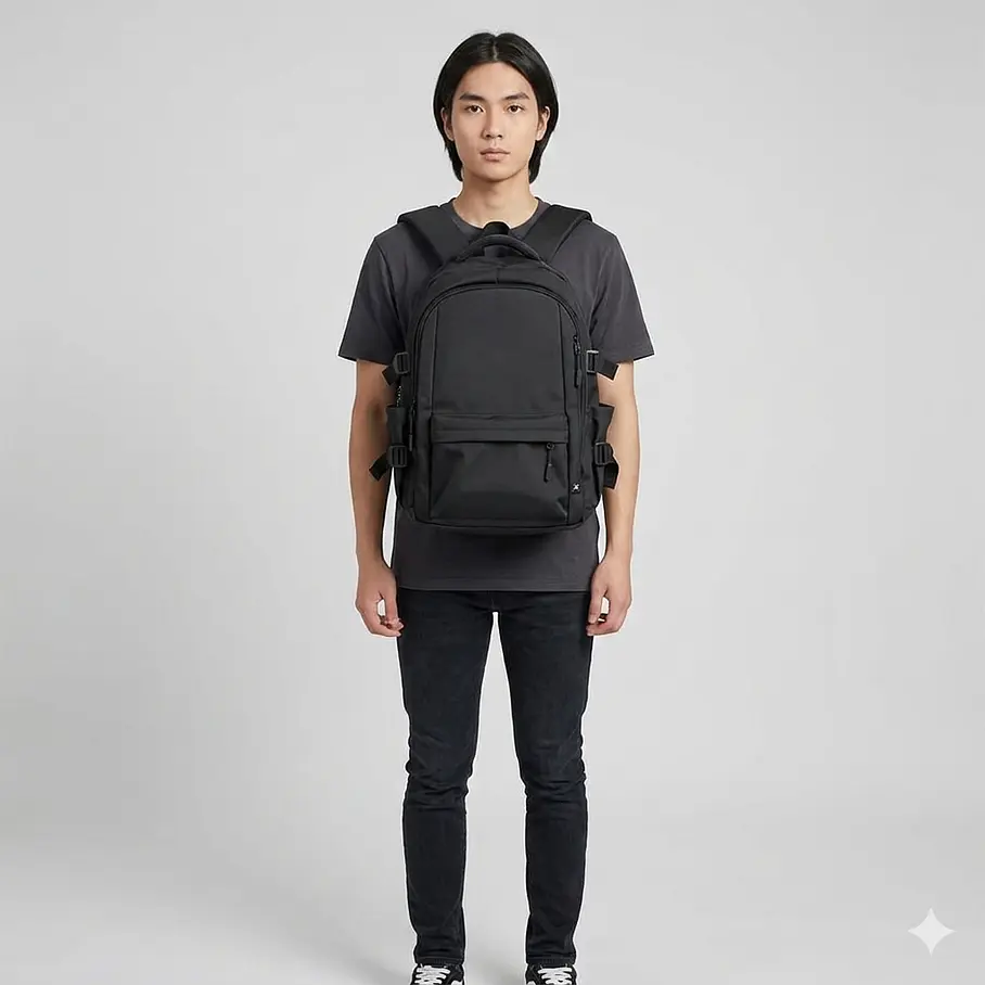 Mochila Bolso UrbanPro Notebook 15.6 Negro XTB224 Laptop Backpack  6