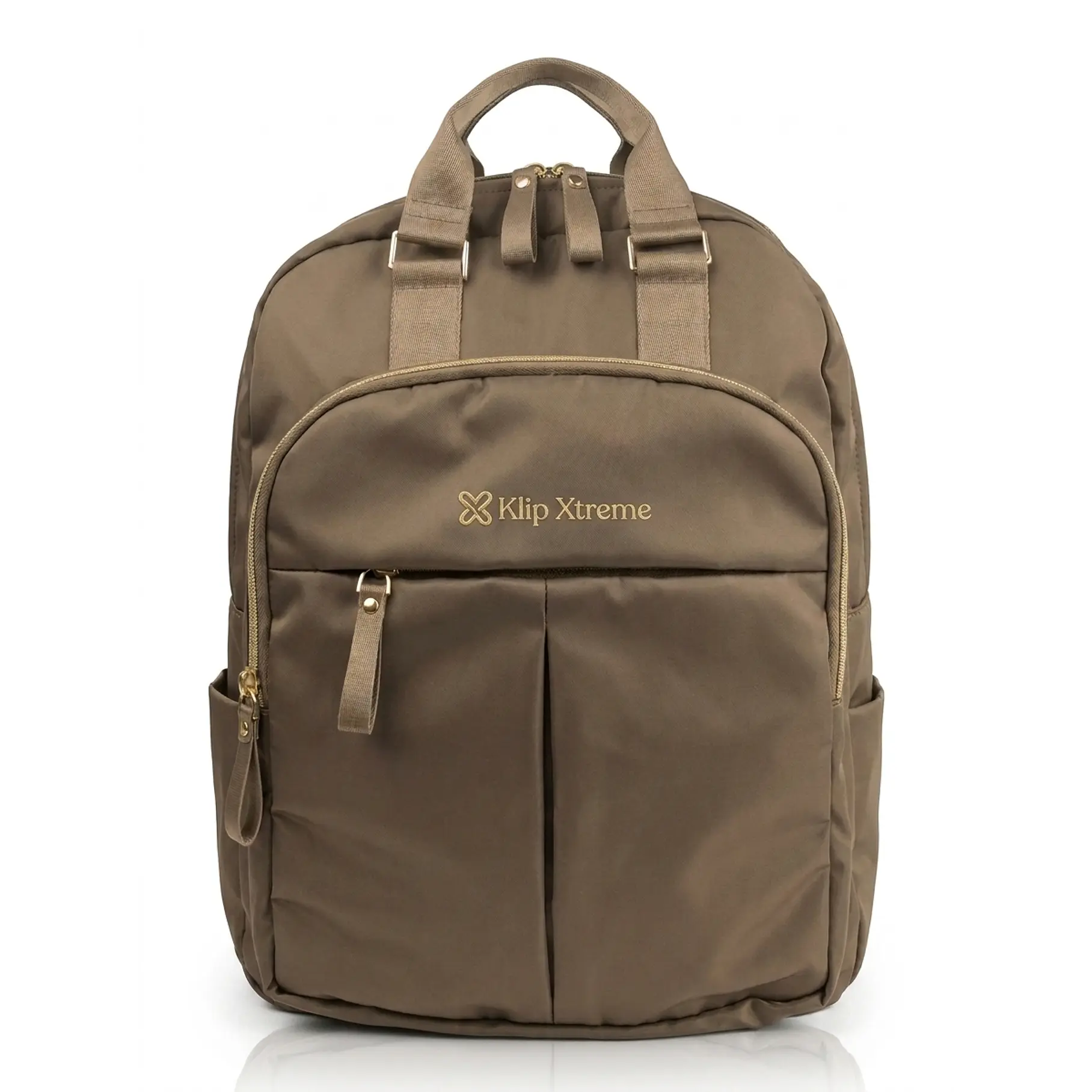 Mochila Notebook Klip Xtreme Toscana 15,6 Nylon Premium Color Marron Oscuro 1