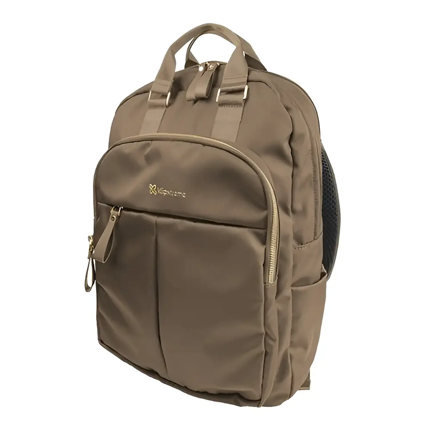 Mochila Notebook Klip Xtreme Toscana 15,6 Nylon Premium Color Marron Oscuro 2