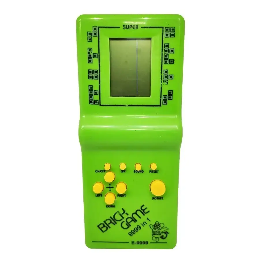 Consola Portátil Brick Game 9999 In 1 Juegos Clásicos Retro Variedad En Colores 5