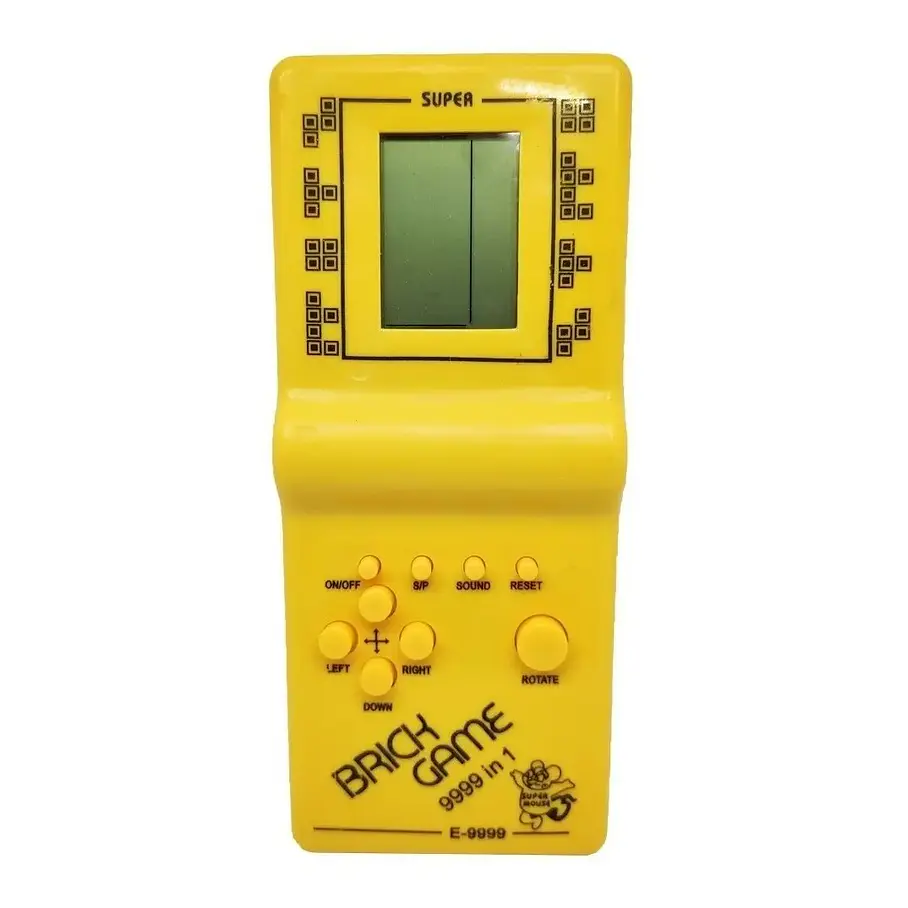 Consola Portátil Brick Game 9999 In 1 Juegos Clásicos Retro Variedad En Colores 7