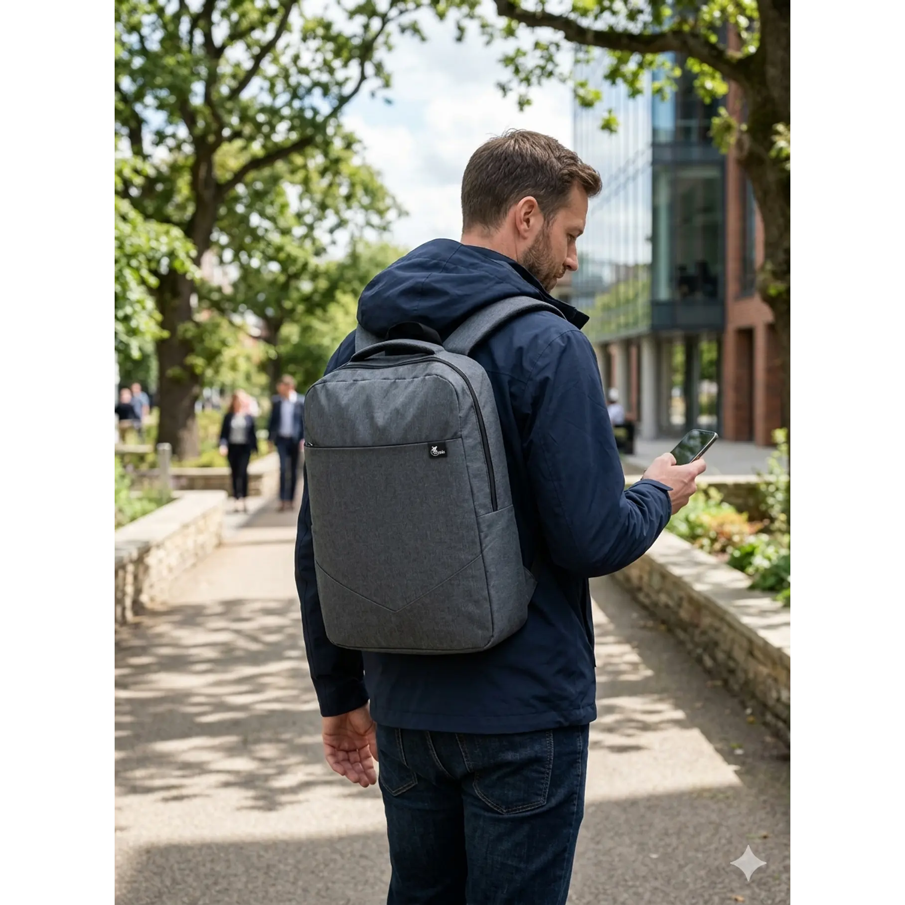 Mochila Urbana Xtech Negro XTB-221 Compartimento Notebook 15.6 Pulgadas 3