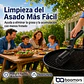 Cepillo Electrico Para Parrilla Asado XL-8801 Recargable Con Kit De Accesorios USB De 360º Guantes De Proteccion Limpieza Antes De Tu Asado Grill - Miniatura 4
