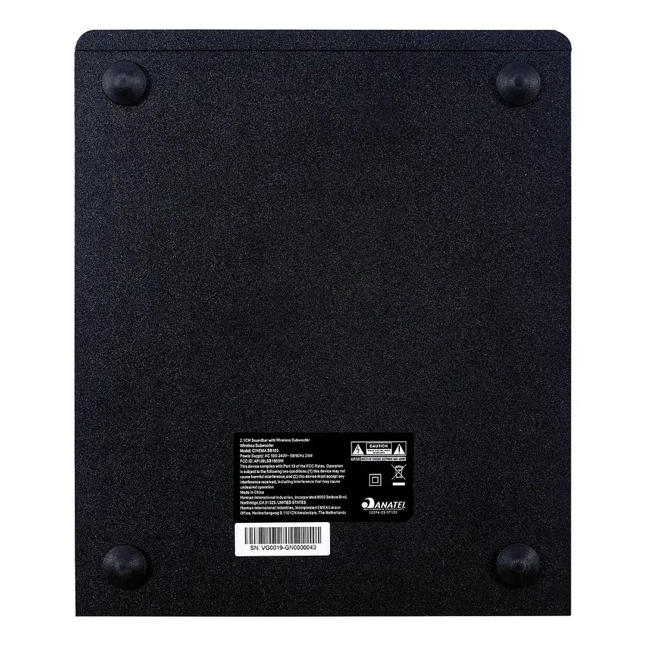Home Theater JBL SB180 negro 40Hz-20KHz 7