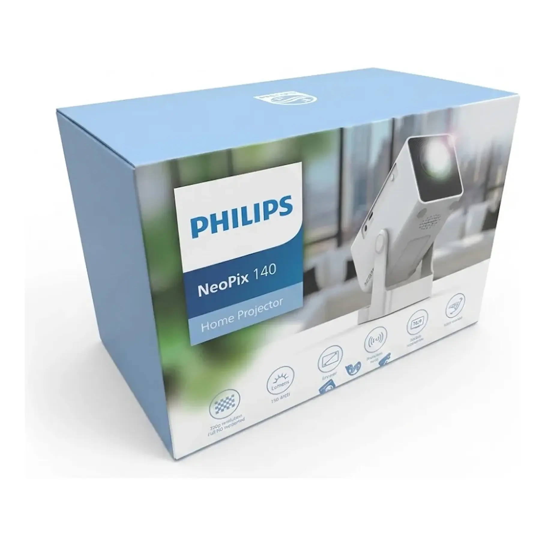 Proyector Philips Neopix 140 Smart Hd 720p Wifi Blanco Proyector Professional 5