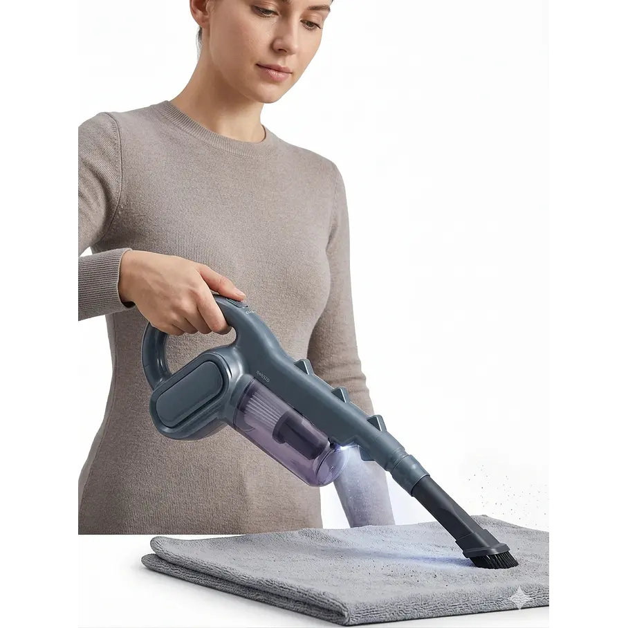 Aspiradora Alambrica 2 en 1 Vertical Vacuum Cleaner 1 Lts 600 w 15 Kpa Aspiradora 2RL Potente Succion Aspiradora De Mano Y Vertical Multifuncional 4