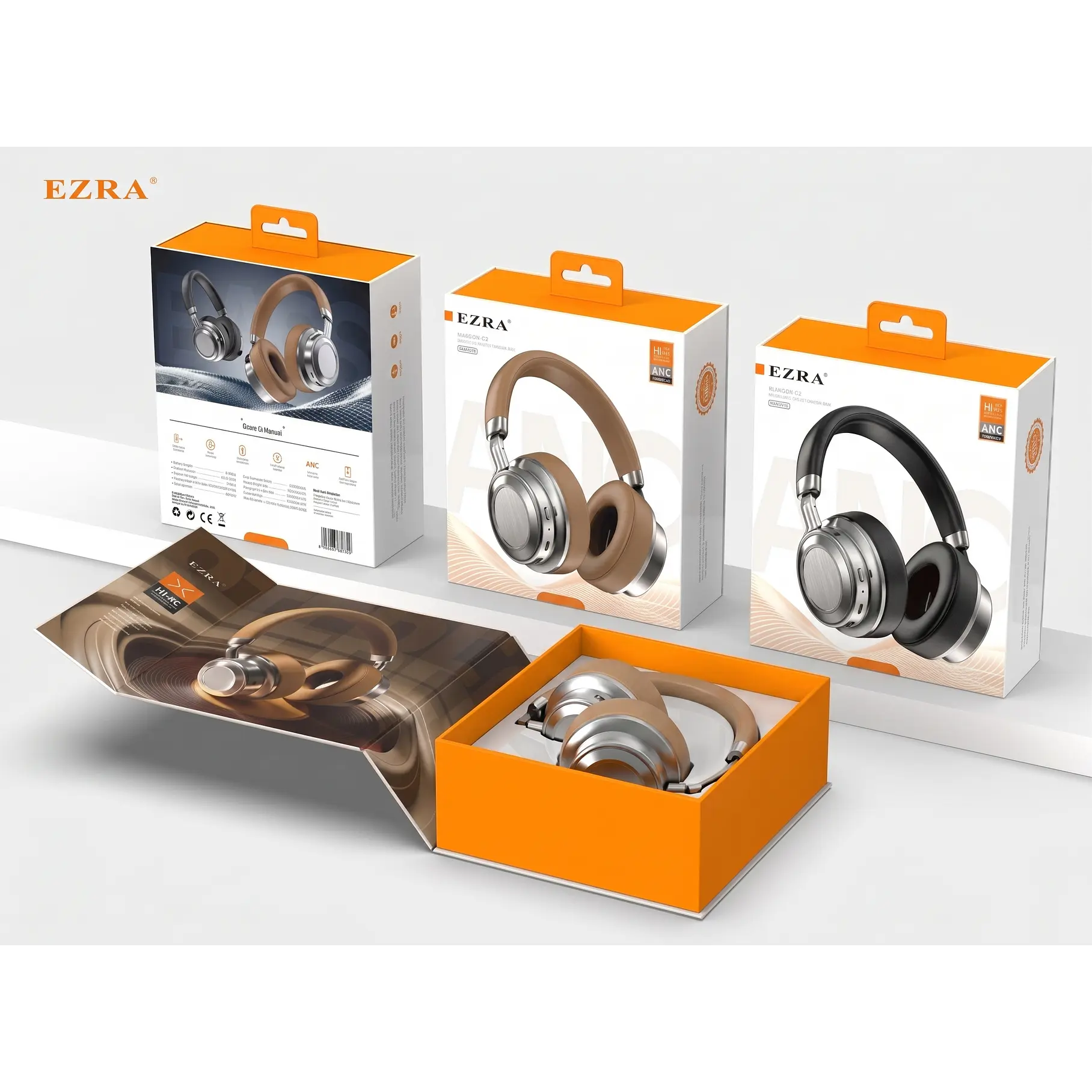 Audifonos Auricular Cancelacion De Ruido Bluetooth ABS V5.4 HiFi On-Ear y Over-Ear con ANC 35H BW96 1