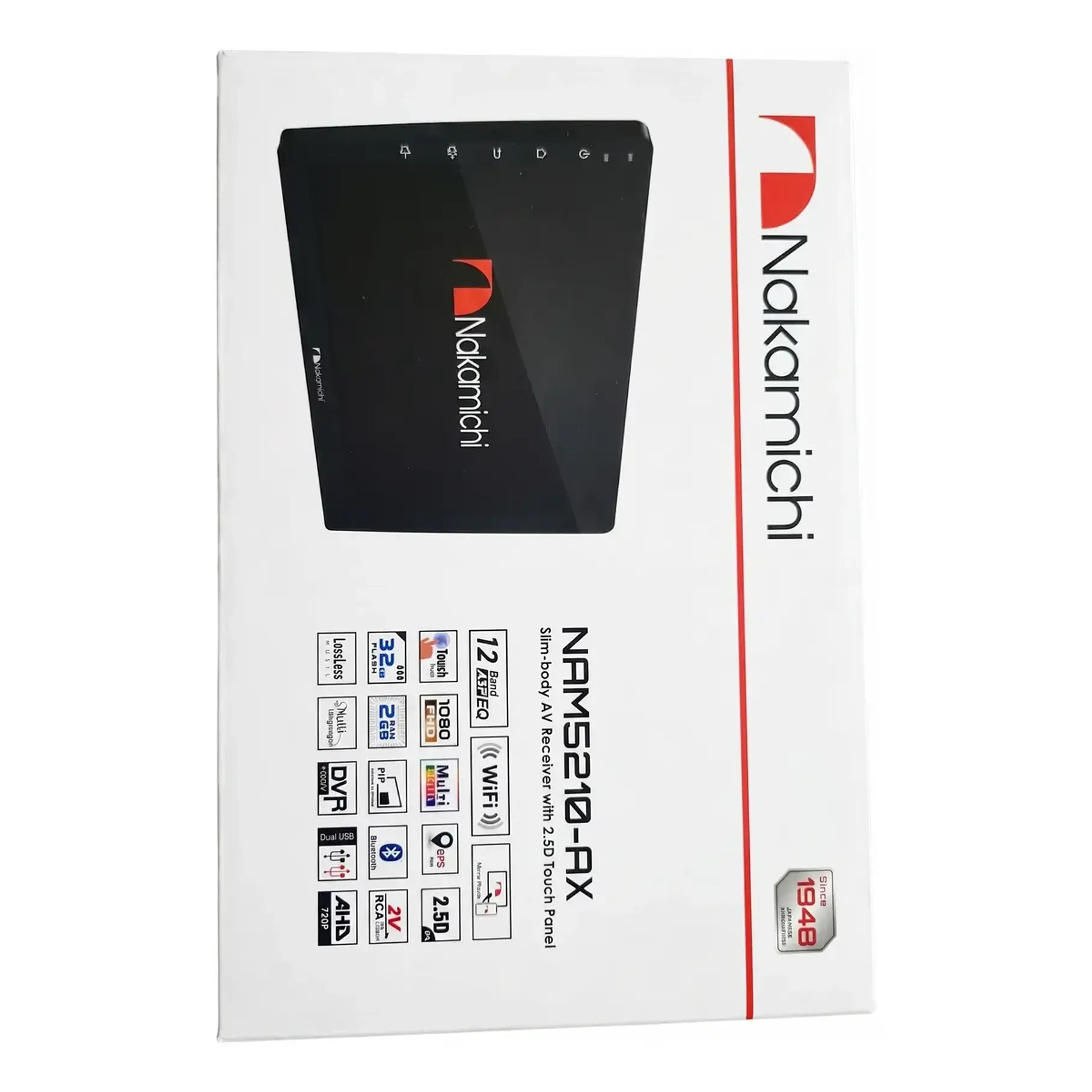 Radio Nakamichi Nam5210-ax Android Wifi Bluetooth 10.1 8
