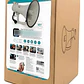 Megafono Super Potente Recargable 45w RMS 450w PMPO Sirena Graba Voz Recargable Blanco 10016 2RL MLAB Potencia Megafono Altavoz Bomberos Escuelas Reproduccion Wireless Bluetooth - Miniatura 3