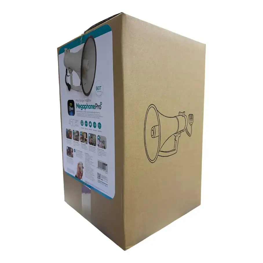 Megafono Super Potente Recargable 45w RMS 450w PMPO Sirena Graba Voz Recargable Blanco 10016 2RL MLAB Potencia Megafono Altavoz Bomberos Escuelas Reproduccion Wireless Bluetooth 4