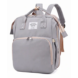 Mochila Panalera Cuna Impermeable Multifunción Bebe Viaje