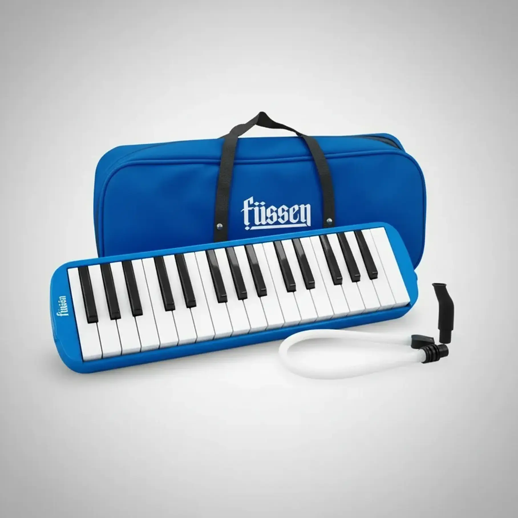 Melódica Fussen 37 Teclas Azul Modelo 8766 Con Funda y Boquilla Instrumento Musical Didactico  3