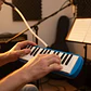 Melódica Fussen 37 Teclas Azul Modelo 8766 Con Funda y Boquilla Instrumento Musical Didactico  - Miniatura 7