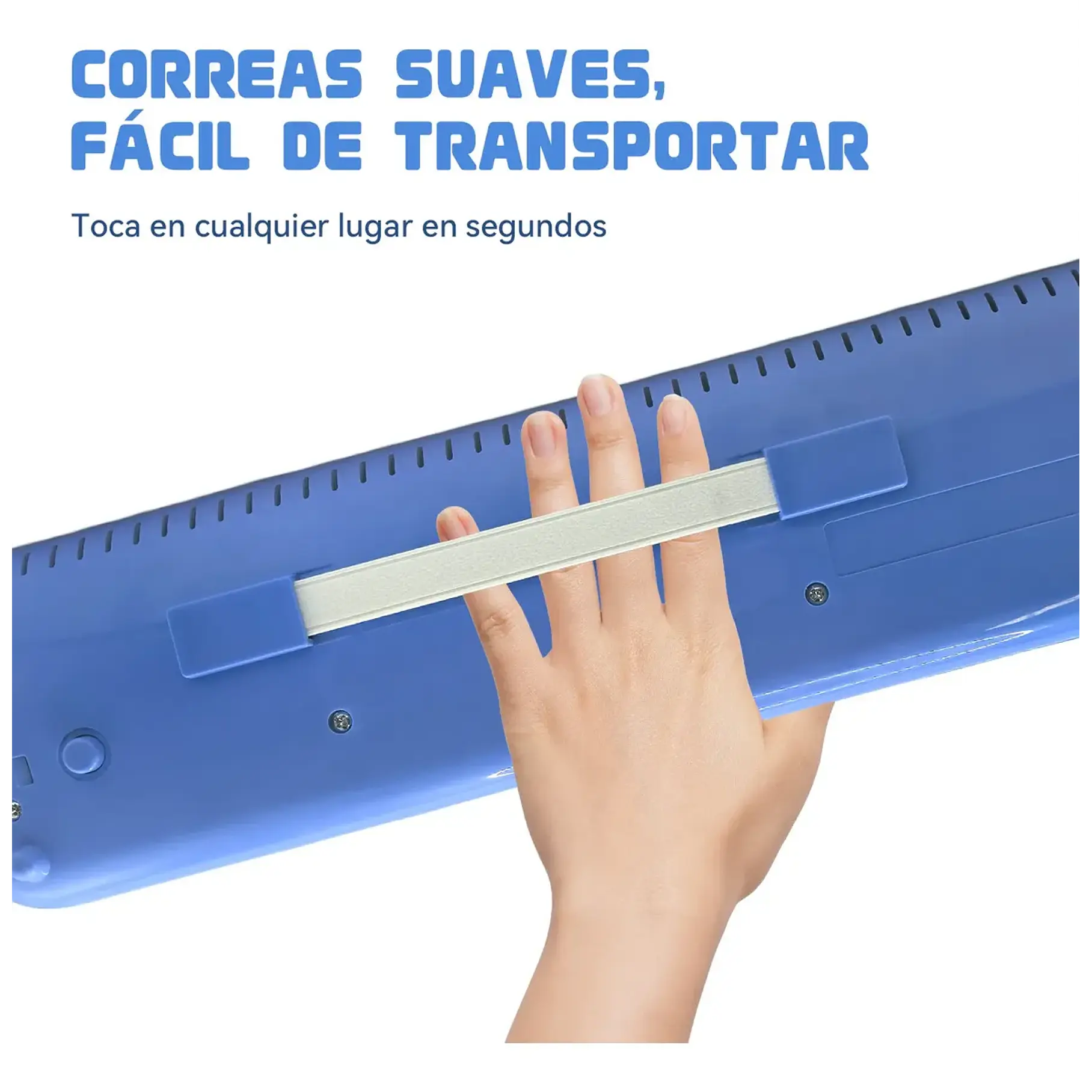 Melódica Fussen 37 Teclas Azul Modelo 8766 Con Funda y Boquilla Instrumento Musical Didactico  8