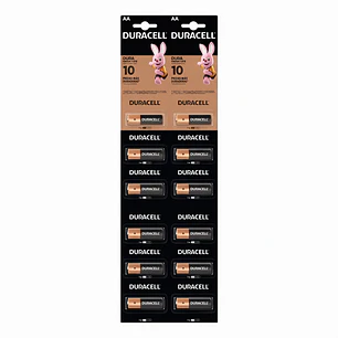 Pilas Duracell AA Display Pack X12 Alcalina Display 