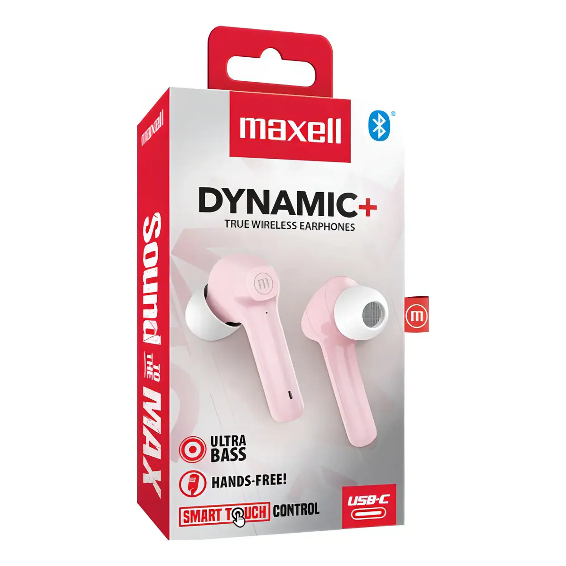 Audífonos Maxell Tws Bluetooth Dynamic Colores Color Blanco/Rosado/Azul  2