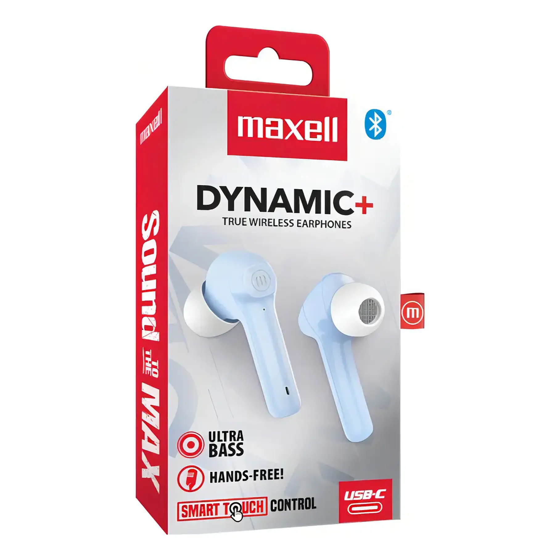 Audífonos Maxell Tws Bluetooth Dynamic Colores Color Blanco/Rosado/Azul  3