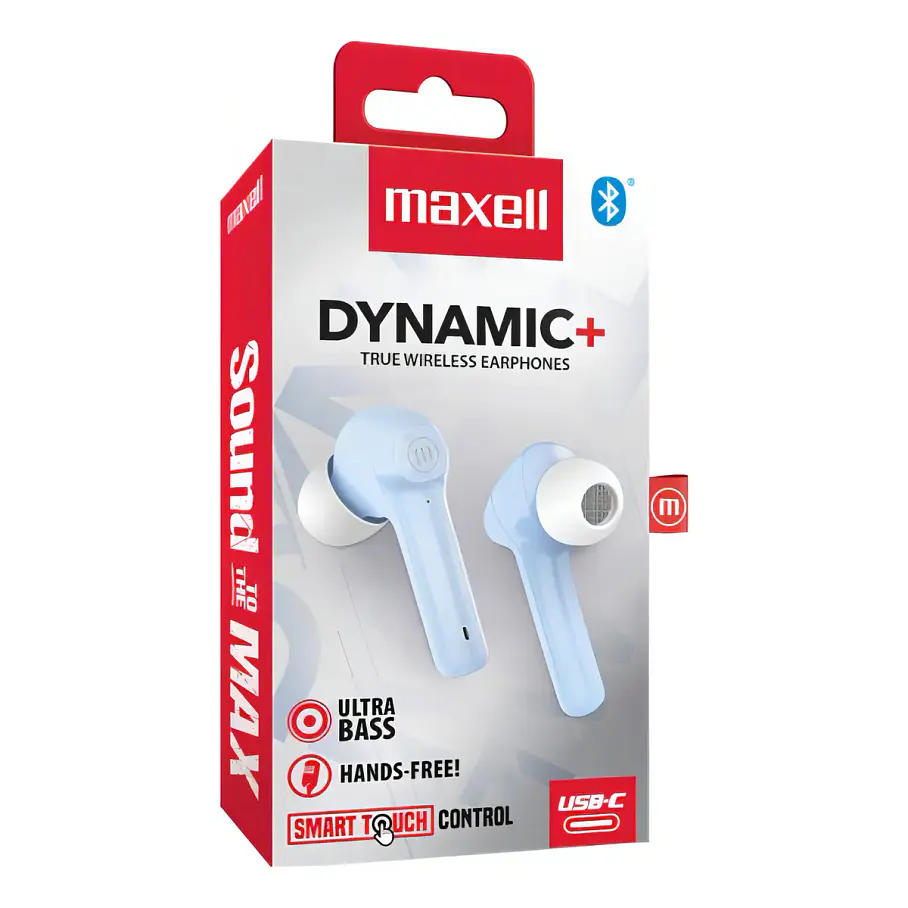 Audífonos Maxell Tws Bluetooth Dynamic Colores Color Blanco/Rosado/Azul  3