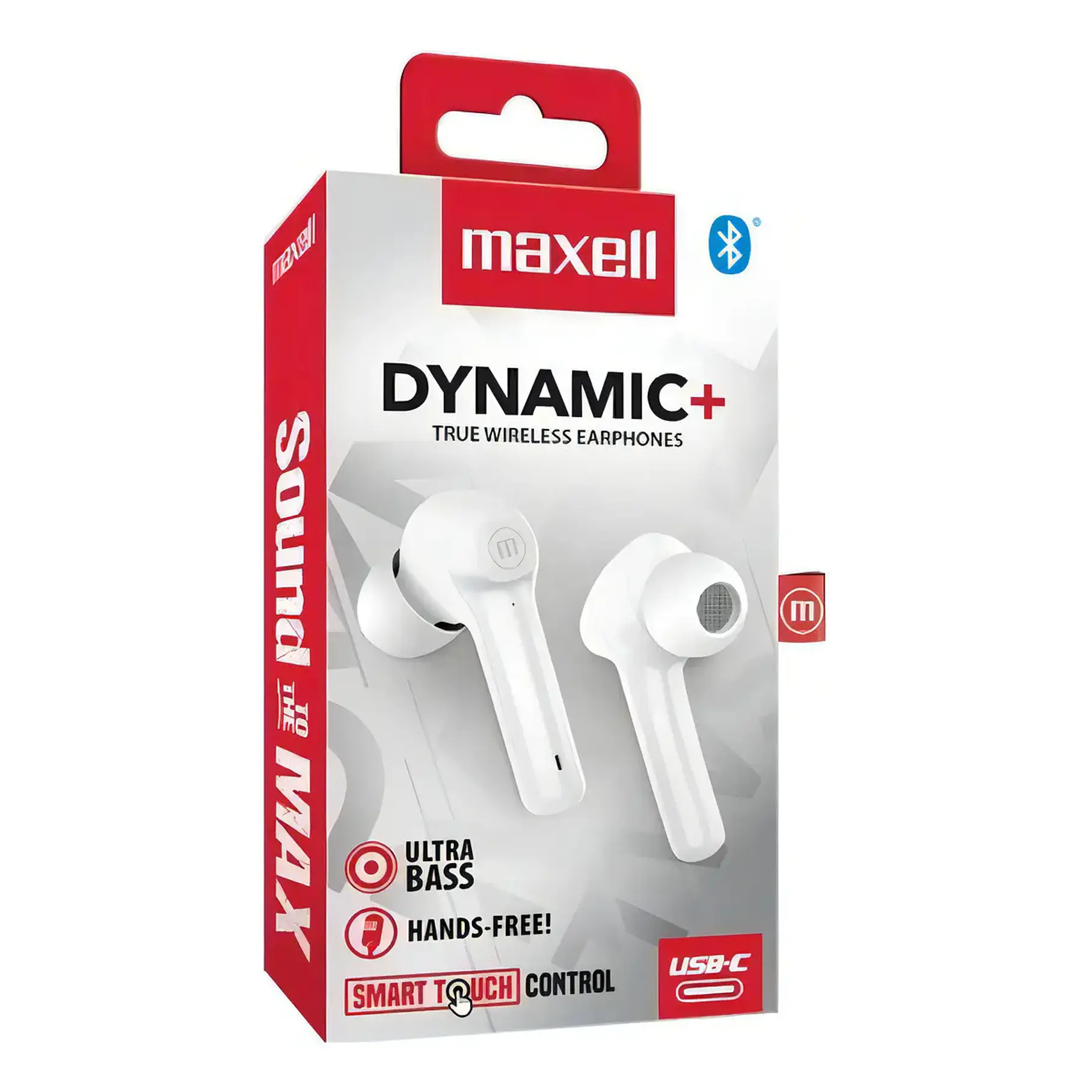 Audífonos Maxell Tws Bluetooth Dynamic Colores Color Blanco/Rosado/Azul  1