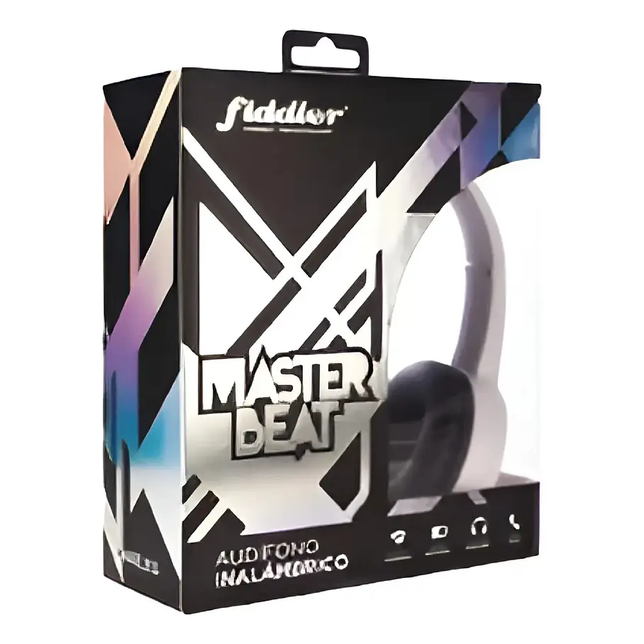 Audifonos Inalambricos Bluetooth Master Beat Negro Fiddler 1