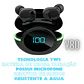 Auriculares Inalámbricos Y80 Bluetooth V5 Negro con Micrófono y Cancelación De Ruido - Miniatura 3