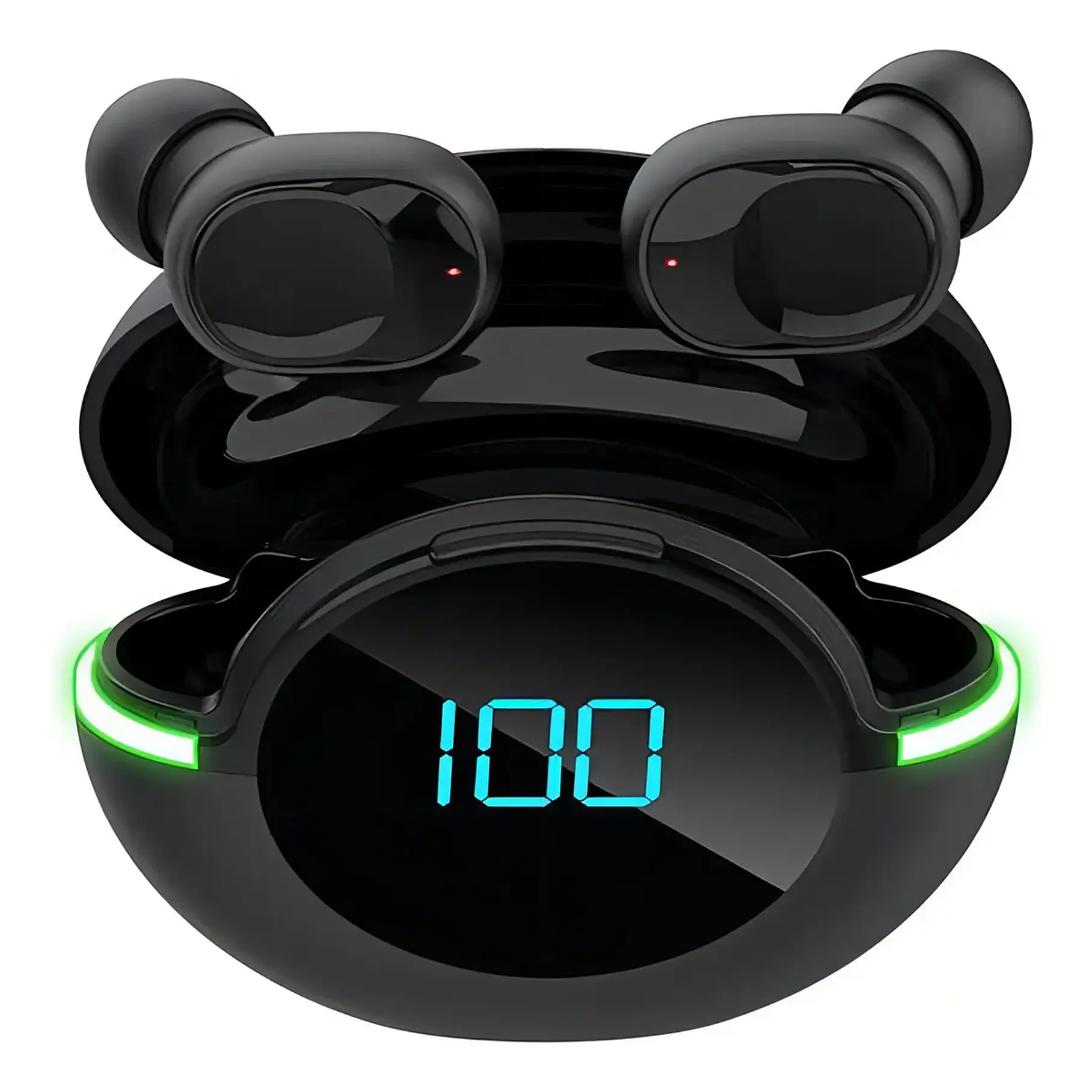 Auriculares Inalámbricos Y80 Bluetooth V5 Negro con Micrófono y Cancelación De Ruido 1