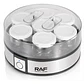 Maquina Fabricante De Yogurt 20w Raf R.14400 7 Cupos Color Plateado - Miniatura 6