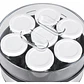 Maquina Fabricante De Yogurt 20w Raf R.14400 7 Cupos Color Plateado - Miniatura 7