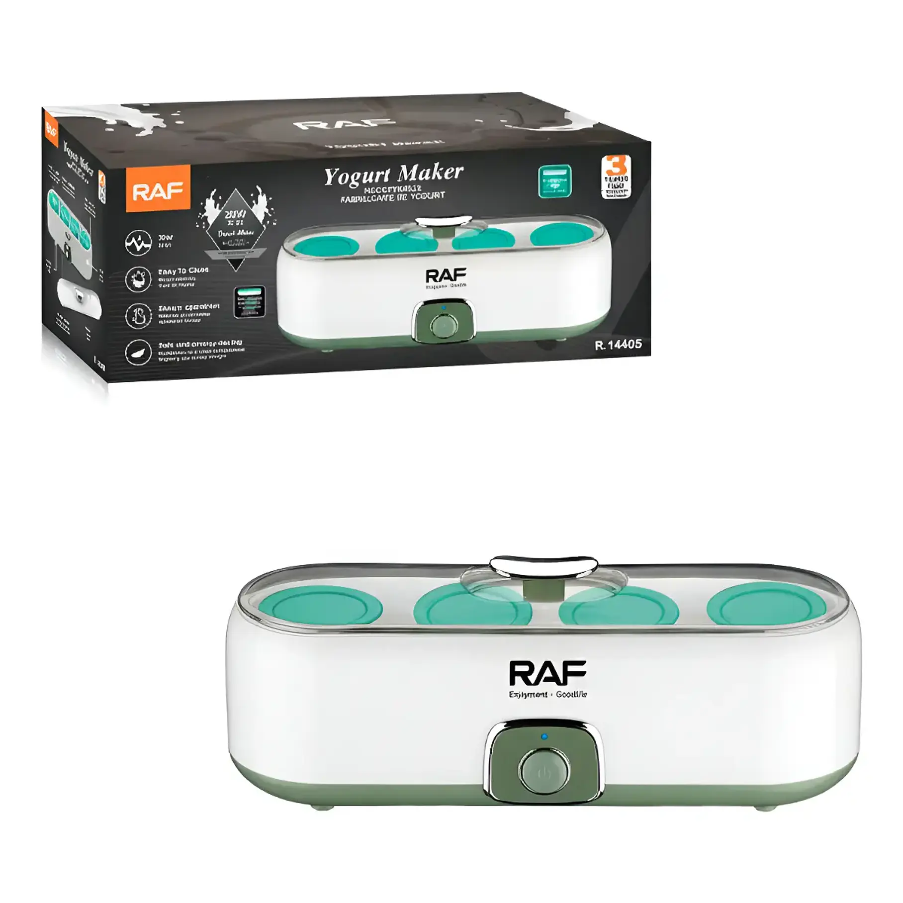 Maquina Fabricante De Yogurt 20w Color Blanco R.14405 3