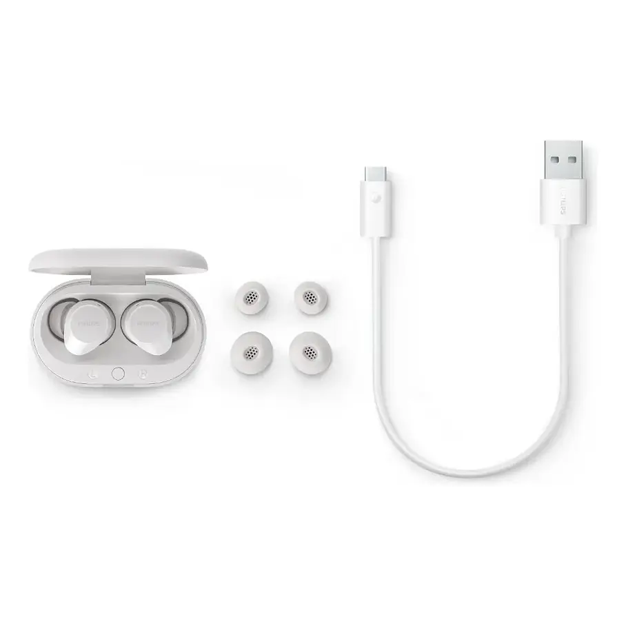 Audífonos True Wireless Bluetooth Philips Tat1209 Color Blanco 4