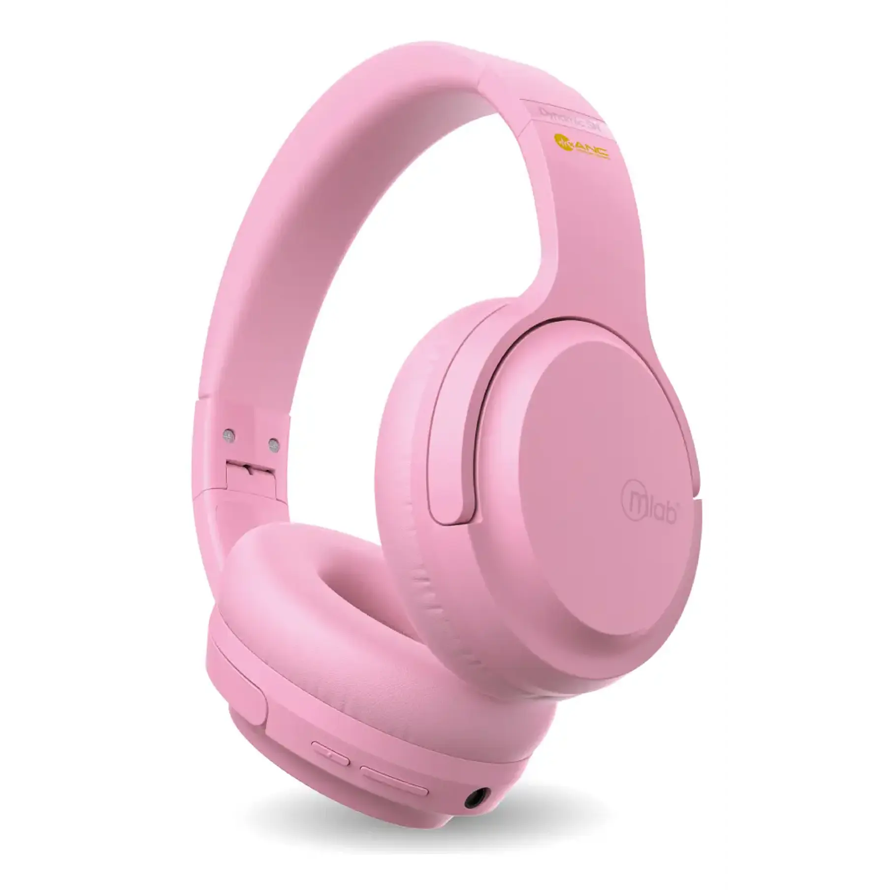 Audífonos Cancelación De Ruido Dynamic Stop Noise Bluetooth Mlab 32hrs Negro/Rosa/Blanco 5