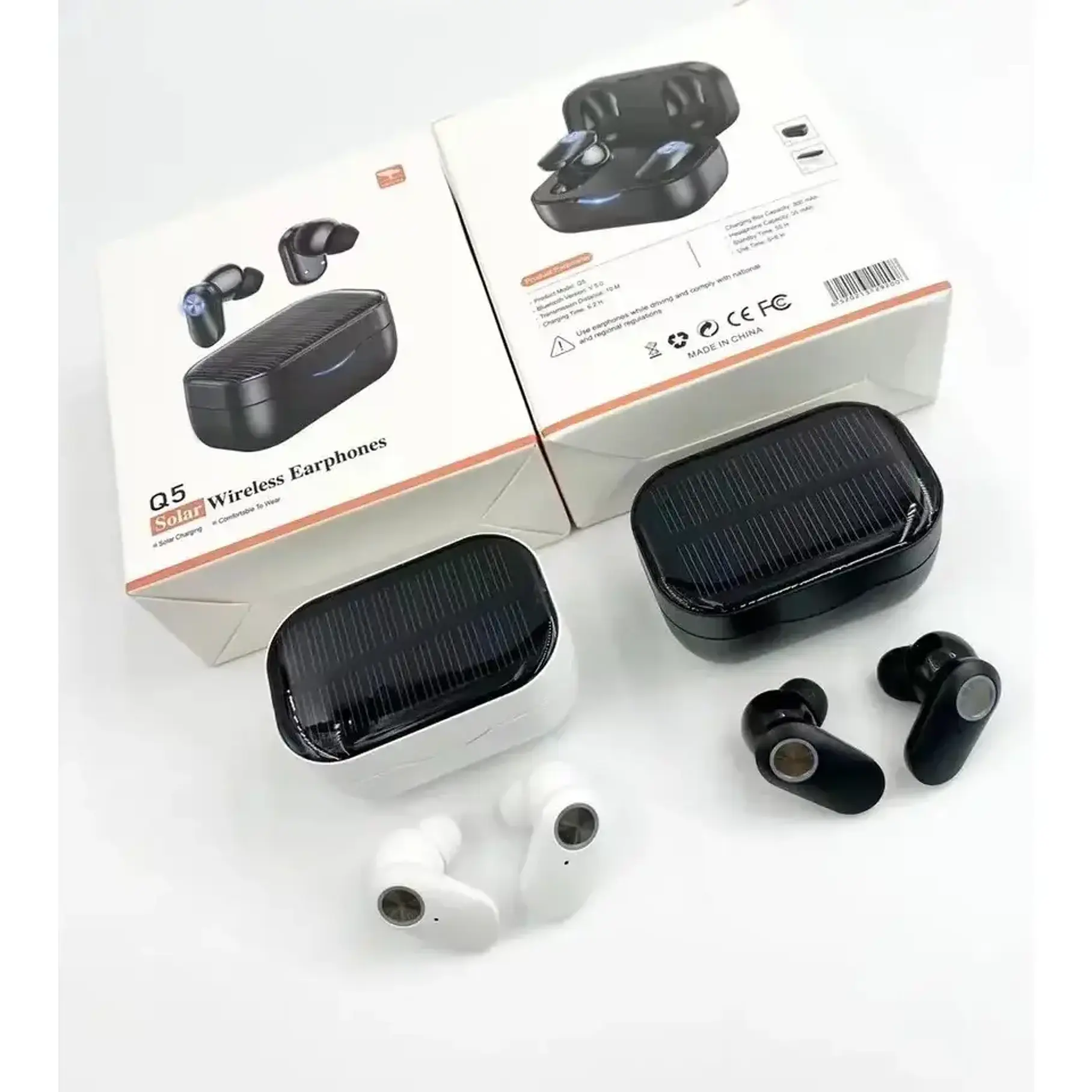 Audifonos Auriculares Inalámbrico Q5 Tws Con Batería De Larga Duración 3